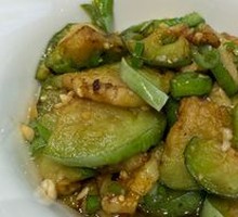 Stir-Fried Green Eggplant
