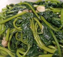 Pork Lard Stir-fried Sweet Potato Leaves