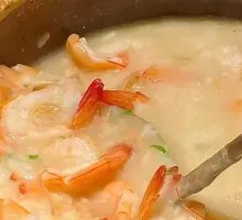 Sea Shrimp and Eel Porridge