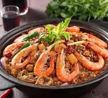 Trendy Bullfrog with Fresh Shrimp