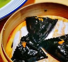 Ink Duck Liver Dumplings