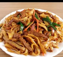 Ham and Egg Fried Rice Noodles