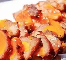 Salted Egg BBQ Pork