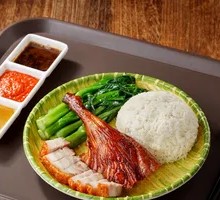 Duck Leg and Braised Pork Rice