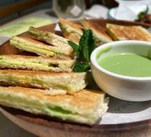 Butter Pandan Toast