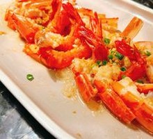 Steamed Tiger Prawn with Garlic and Vermicelli