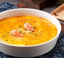 Steamed Egg with Shrimp