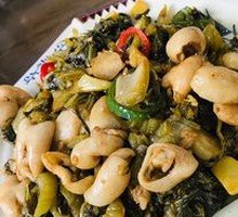 Sour Cabbage Stir-Fried Intestines