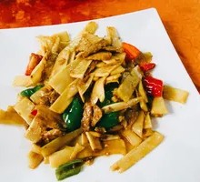 Bamboo Shoots Stir-Fried with Pork Belly