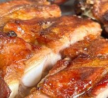 Charcoal-Grilled Spare Ribs