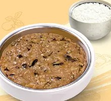 Fresh Diced Mushroom Pork Patty Rice