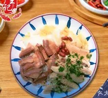 Stuffed Intestine with Roast Meat Rice