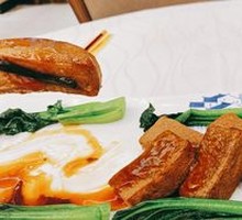 Braised Black Tofu with Abalone Sauce