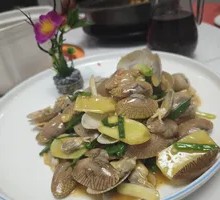 Scallop with Green Onion and Ginger