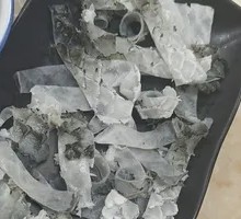 Poached Fish Skin