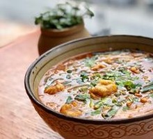 Crispy Pork and Rice Noodle Soup