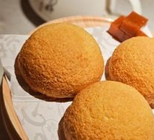 Crispy Pomegranate BBQ Pork Bun