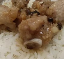 Garlic Pork Rib Rice
