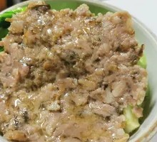 Mei Cai Pork Patties with Rice