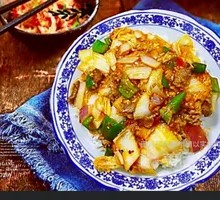 Cabbage Beef Rice Bowl