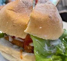 Vegan Plant-Based Black Pepper Burger