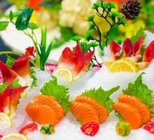 Salmon and Arctic Scallop Sashimi