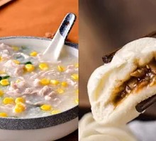 Fresh Corn and Chicken Porridge