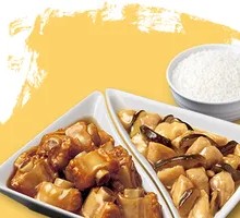 Pork Ribs and Chicken Leg Rice