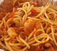 Korean Squid and Shrimp Noodles