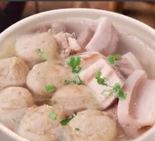 Pork Meatball Lotus Root Soup