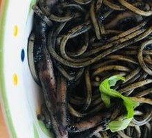 Squid Ink Seafood Pasta