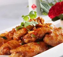 Honey Glazed Chicken Wing Rice