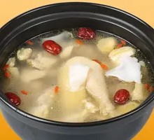 Sea Coconut and Chicken Soup