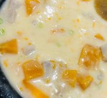 Taro and Pumpkin Stew