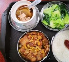 Preserved Vegetable Steamed Pork Belly Rice