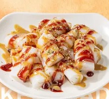 Mixed Sauce Rice Noodle Roll