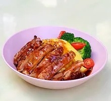 Japanese Teriyaki Chicken Omelette Rice
