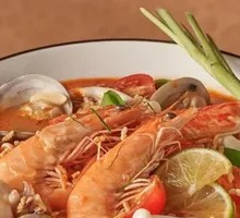 Tom Yum Seafood Noodle Soup