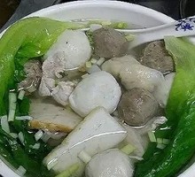 Cantonese Five-color Fish Balls Soup Rice