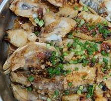 Steamed Fish Head and Pork Belly with Soy Sauce
