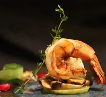 Matsutake with Shrimp