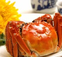 Steamed Large Crab with Crab Vinegar
