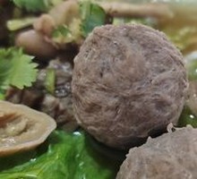 Beef Ball and Offal Rice Noodle Soup
