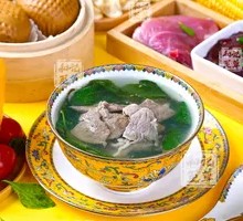 Goji Leaf Pork Liver and Lean Meat Soup