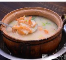 Shrimp and Pork Rice Porridge