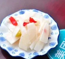 Spicy Pickled Radish Cubes