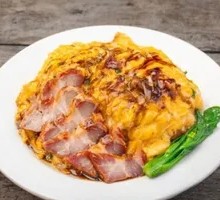 Barbecued Pork with Egg Fried Rice