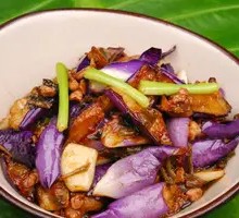 Fried Eggplant with农家 Style