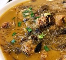 Chicken with Mushrooms and Vermicelli Stew