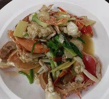 Stir-fried Crab with Ginger and Scallion